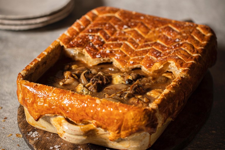 Beef Stilton And Onion Pie Recipe Great British Chefs