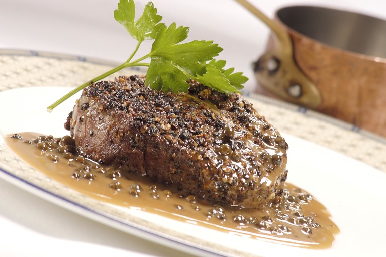 Heathcote S Steak Au Poivre Recipe Great British Chefs