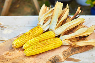Cajun buttered corn on the cob