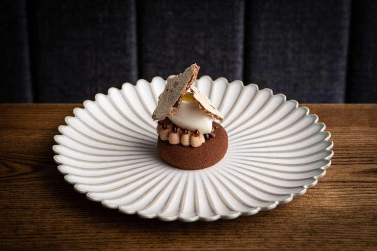 72% Araguani chocolate, pecan, Pedro Ximénez, caramel
