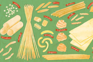 Popular pasta shapes and their stories