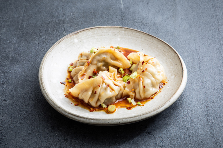 Steamed pork and chive dumplings
