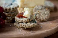 Pumpkin seed and thyme oatcakes