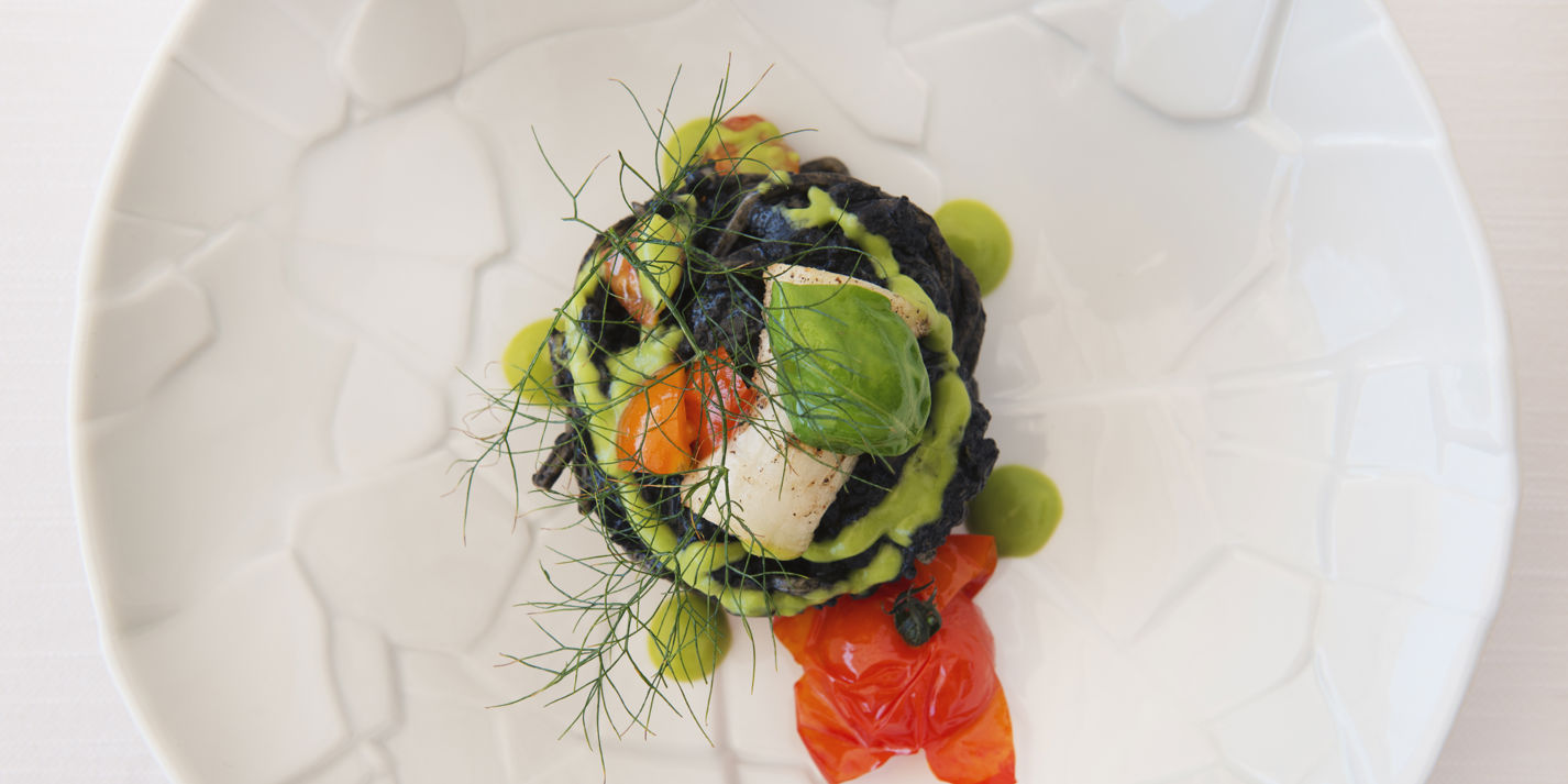 Cuttlefish and Tagliolini Seafood Pasta Recipe - Great Italian Chefs-image