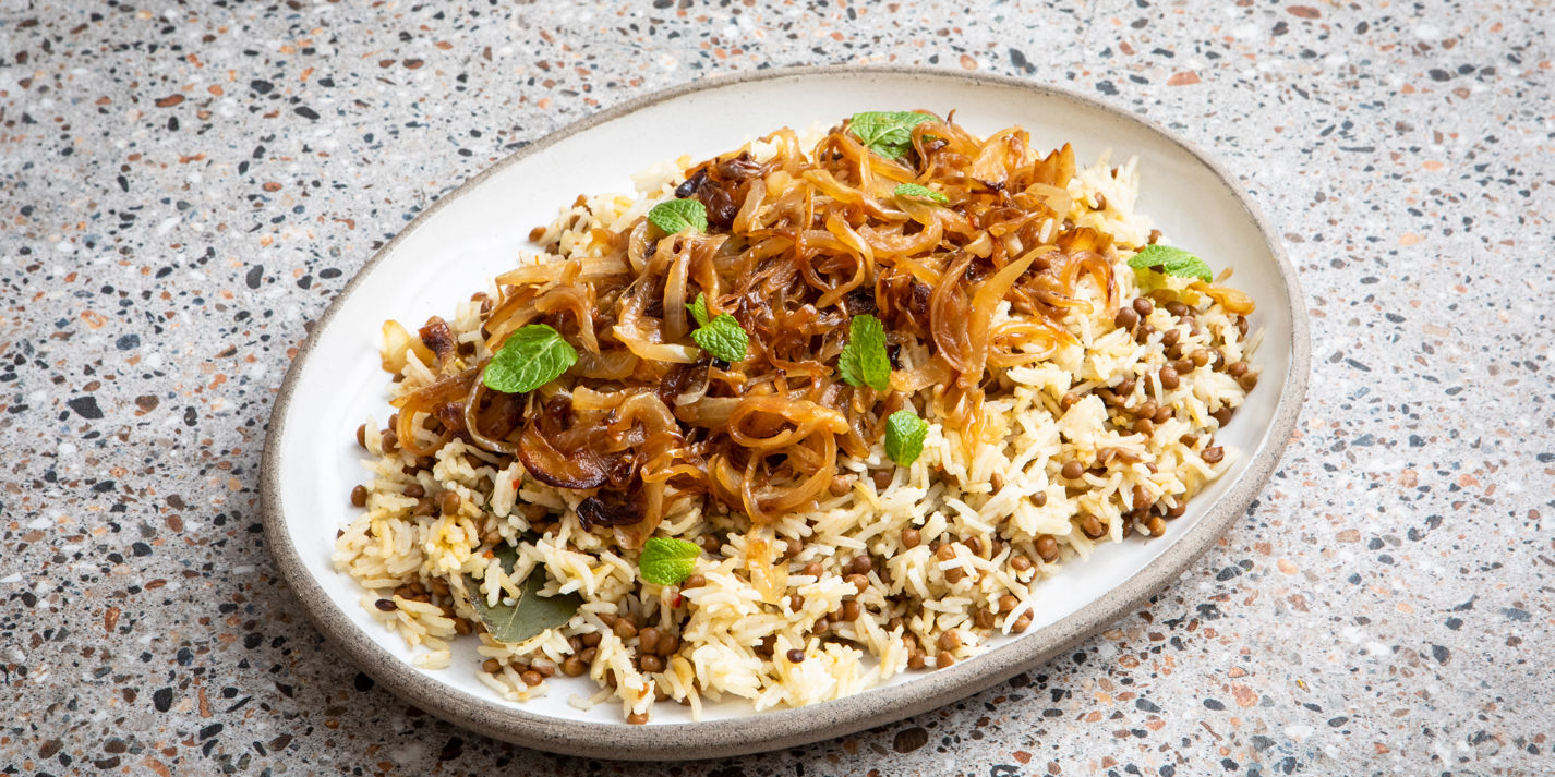 Mujadara with Green Lentils Recipe - Great British Chefs