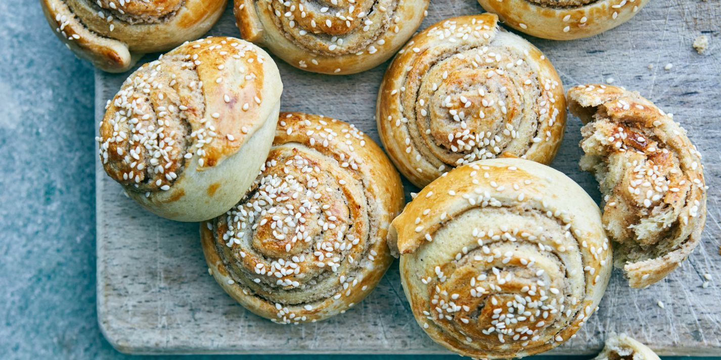 Kubez el Tahineh (Sweet Tahini Rolls) Recipe - Great British Chefs