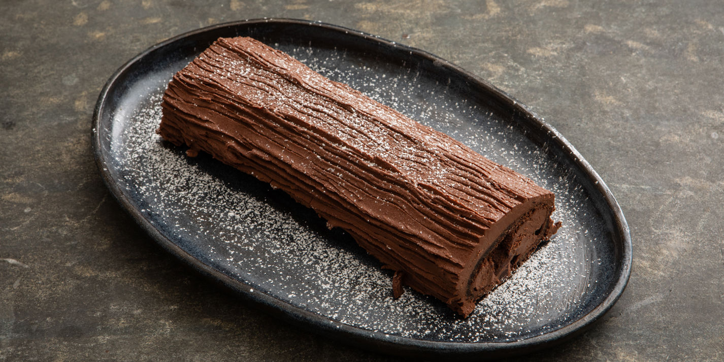 Vegan Chocolate Yule Log Recipe - Great British Chefs