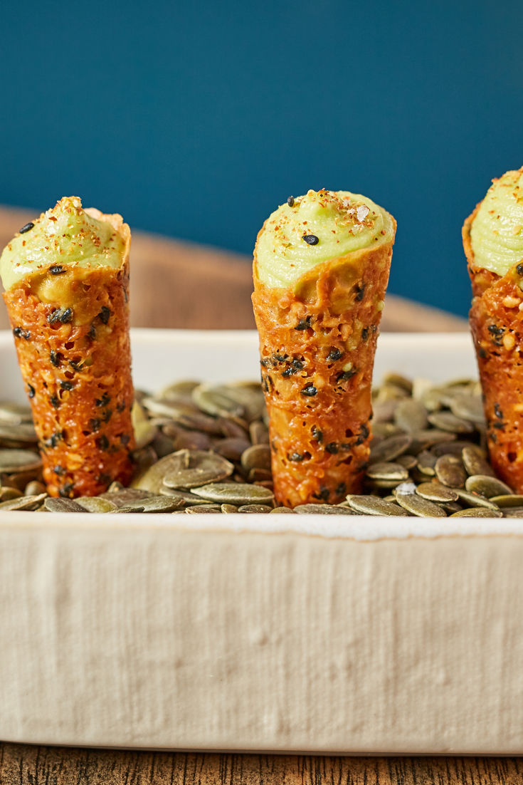 Avocado Ice Cream Recipe with Sesame Cones Great British Chefs