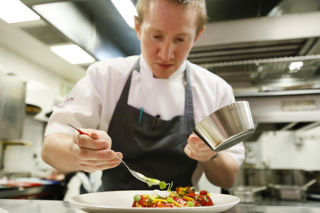 Following in big footsteps: Tom Clarke at L’Ortolan