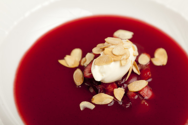 Cherry soup