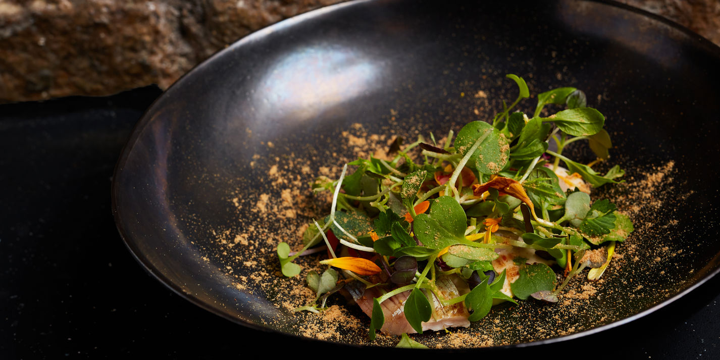 Lightly Pickled Mackerel with Pine Nut and Sake Sauce Recipe - Great British Chefs