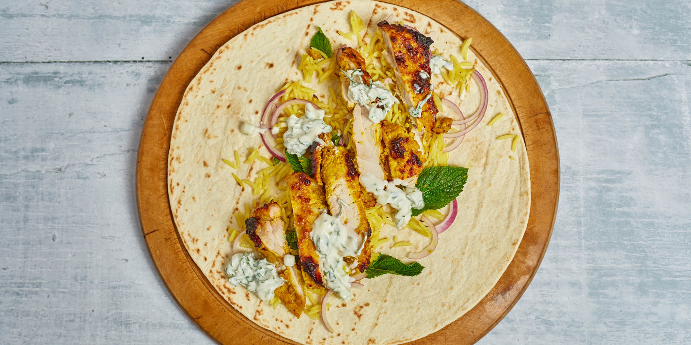 Kalmi Chicken Wrap Recipe - Great British Chefs