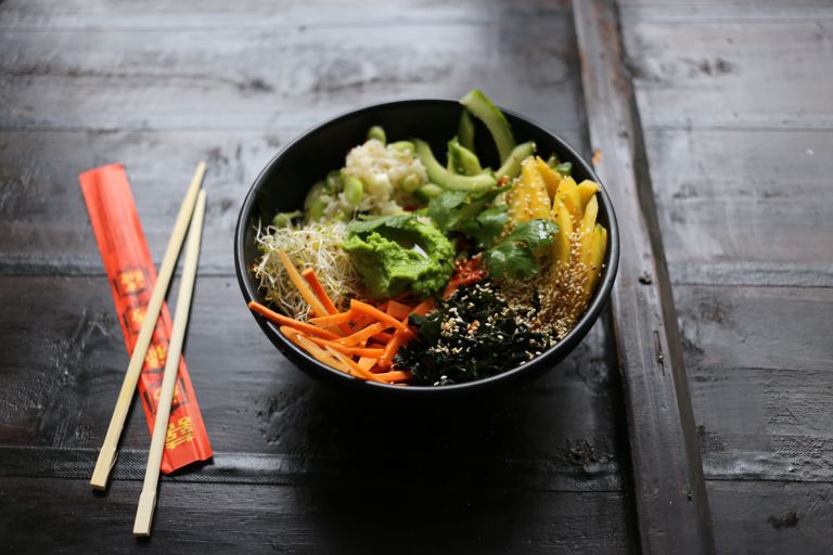 Vegetarian sushi bowl recipe