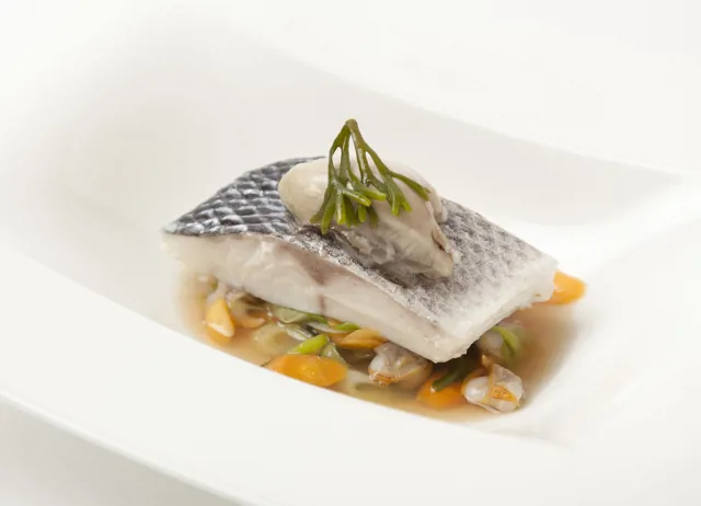 How to steam sea bass fillets