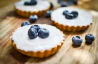 Blueberry Bakewell tarts