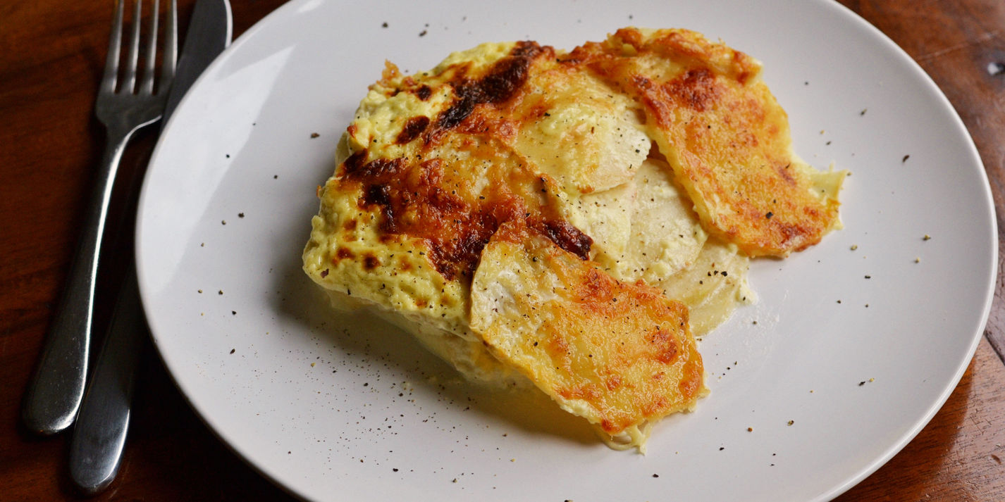 Celeriac Dauphinoise with Gruyère Recipe - Great British Chefs