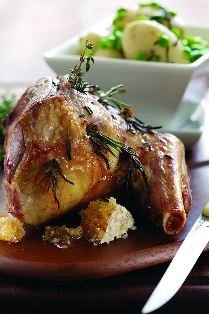 Lamb With & Minted Jersey Royals Great British Chefs