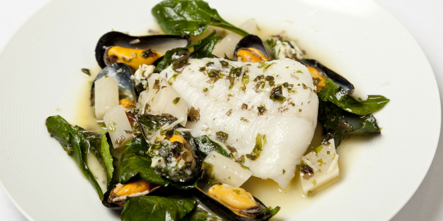 Turbot with Mussels Recipe - Great British Chefs