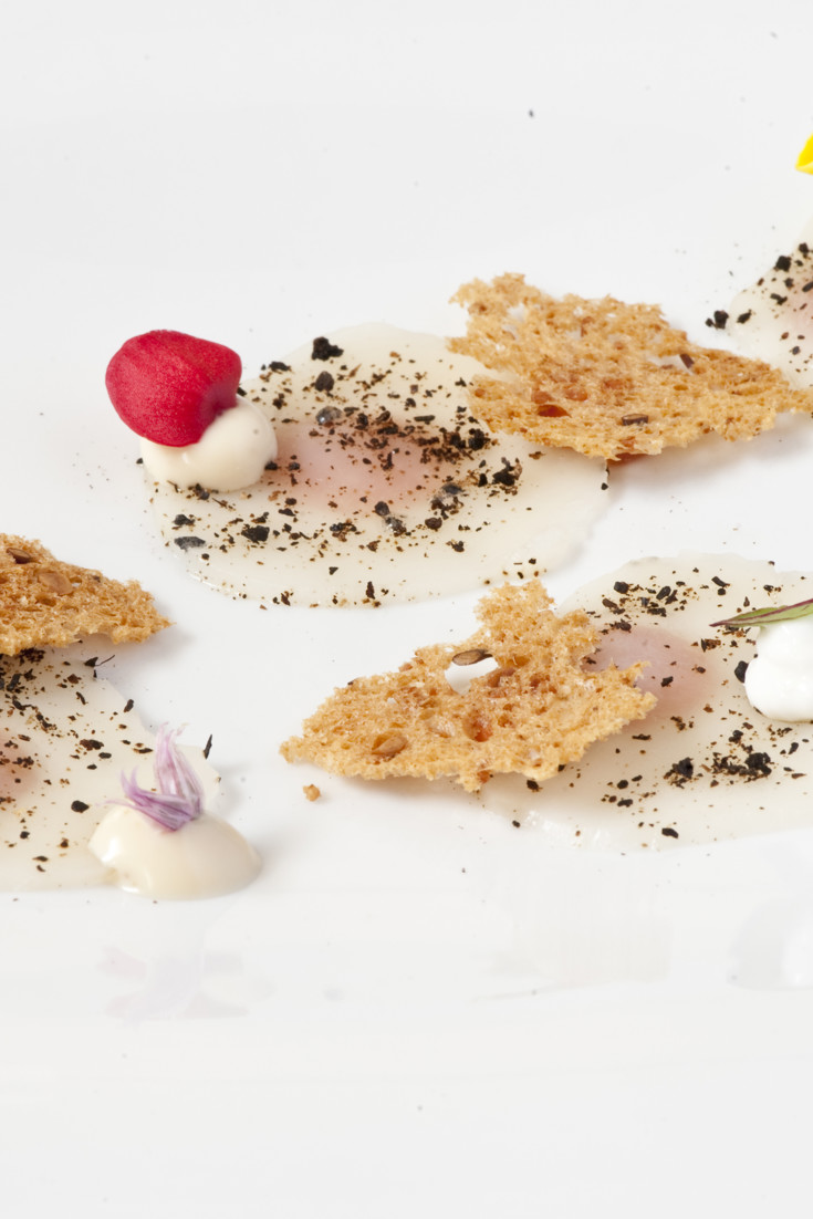 Raw Scallops Recipe with Miso Mayonnaise Great Italian Chefs