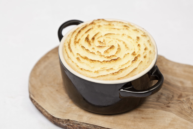 Lightly curried shepherds pie