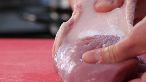 How to skin a duck breast