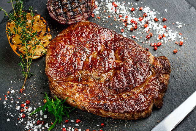 Ribeye Steak Au Poivre Recipe - Beef Recipes - LGCM