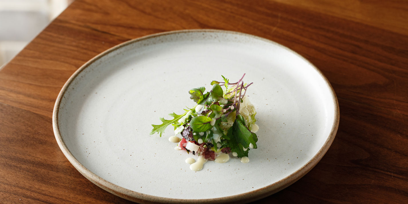 Raw Venison, Chimichurri, Brassicas, Coal Dressing Recipe - Great British Chefs-image
