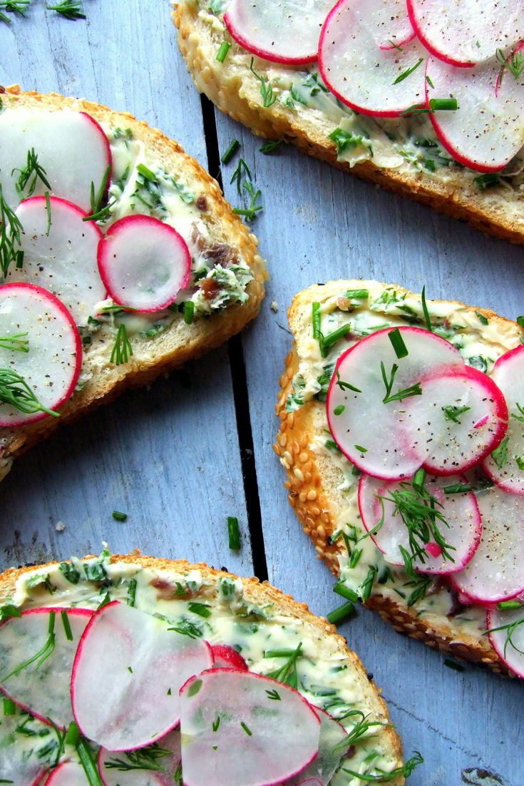 Radish Sandwich Recipe with Anchovy Butter Great British Chefs