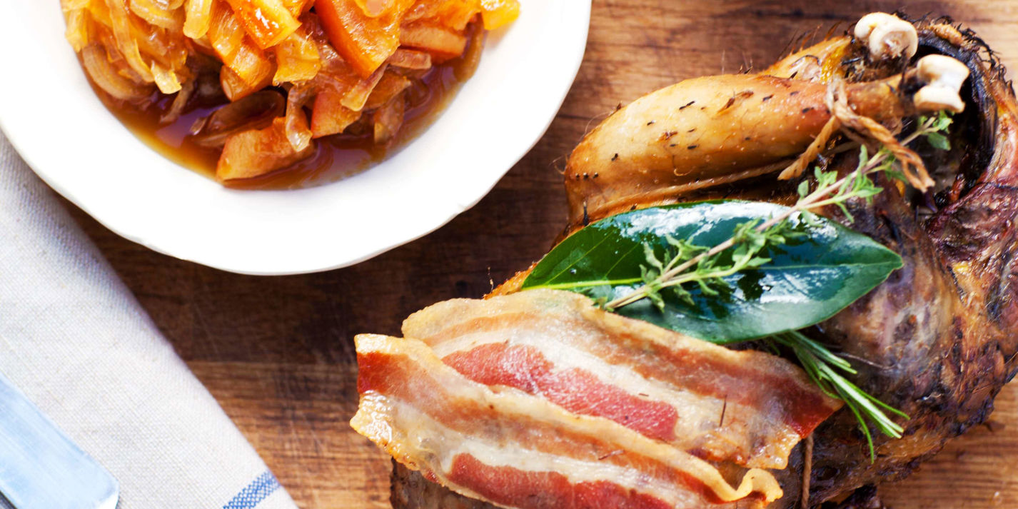 Roast Pheasant With Orange & Onion Marmalade - Great British Chefs