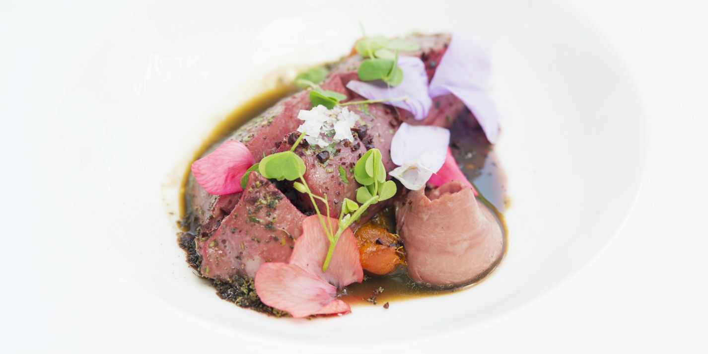 Pigeon Breast Recipe with Apricot and Artichoke - Great Italian Chefs