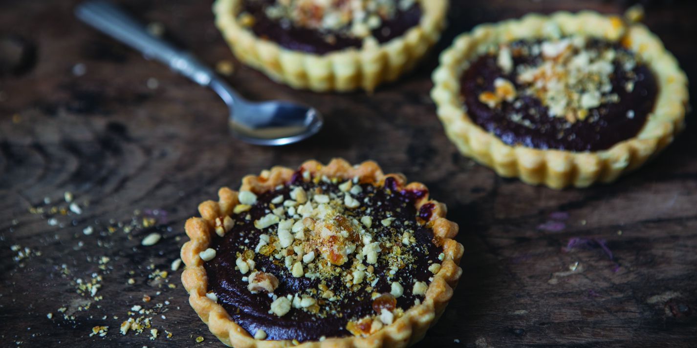 Chocolate and Peanut Ganache Tartelette Recipe - Great British Chefs