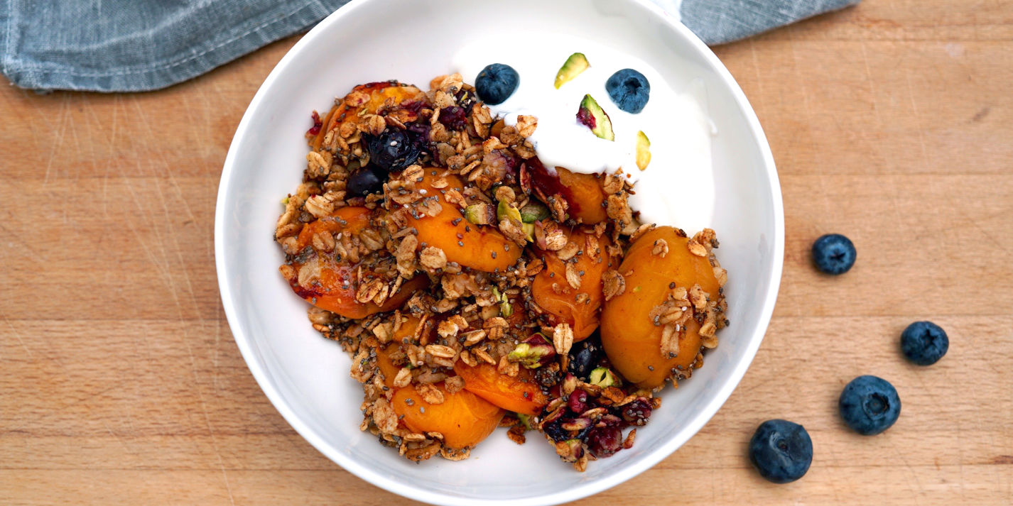 Apricot Breakfast Crumble Recipe - Great British Chefs