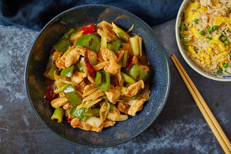 Indian-Chinese chilli chicken