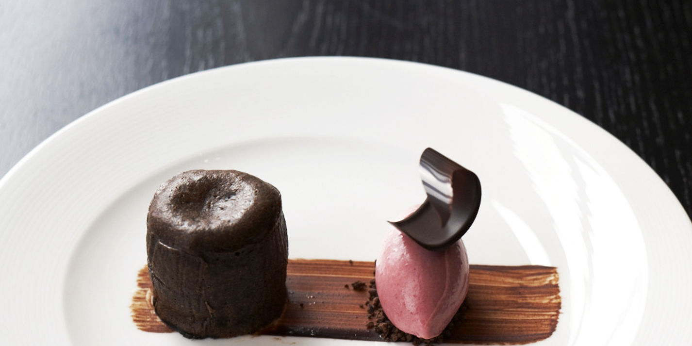 Chocolate Fondant Recipe with Nougatine and Toffee - Great British Chefs