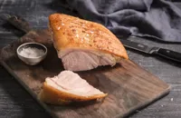 Roast pork with crackling 