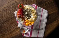 Papaya and chia breakfast bowl