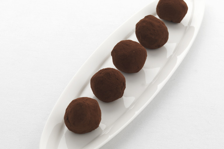 Armagnac ganache truffles