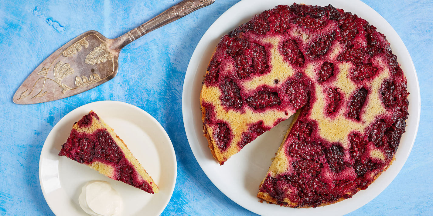Blackberry and Lemon Upside-down Cake Recipe - Great British Chefs