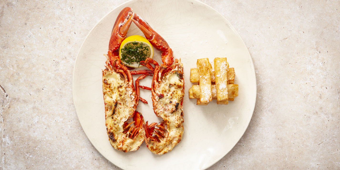 Lobster Thermidor and Chips Recipe - Great British Chefs