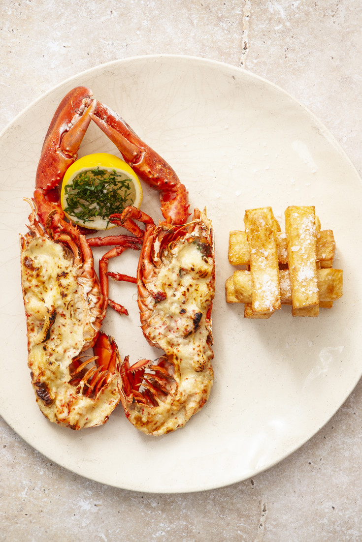 Lobster Thermidor and Chips Recipe Great British Chefs