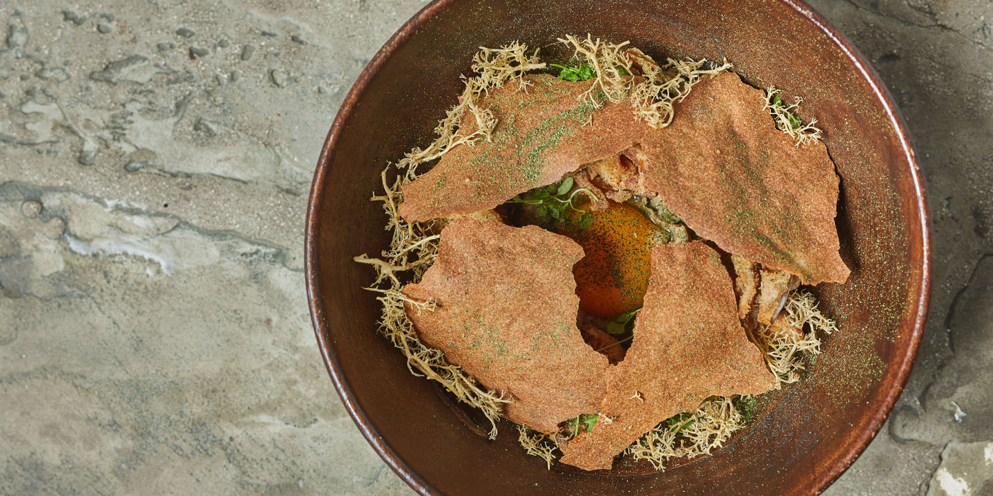 Confit Mushrooms with Egg and Salsa Verde Recipe - Great British Chefs