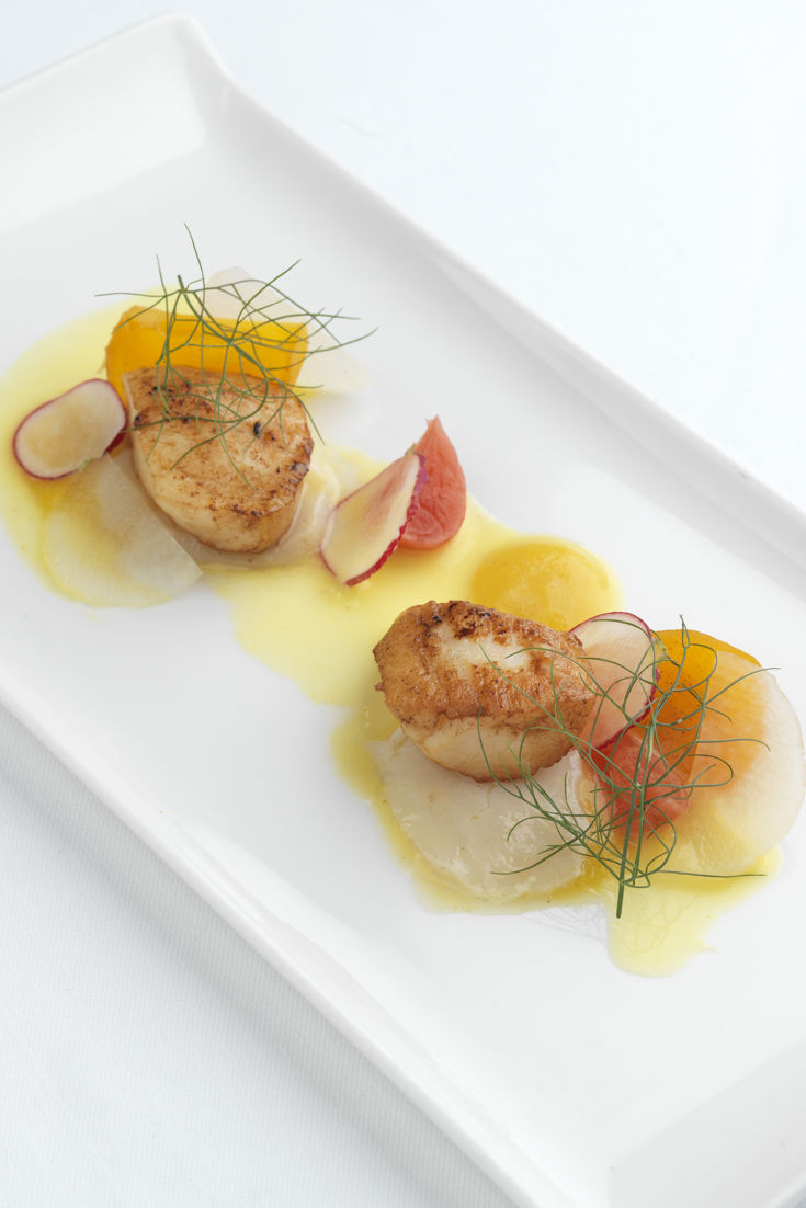 Scallop with Radish Recipe Great British Chefs