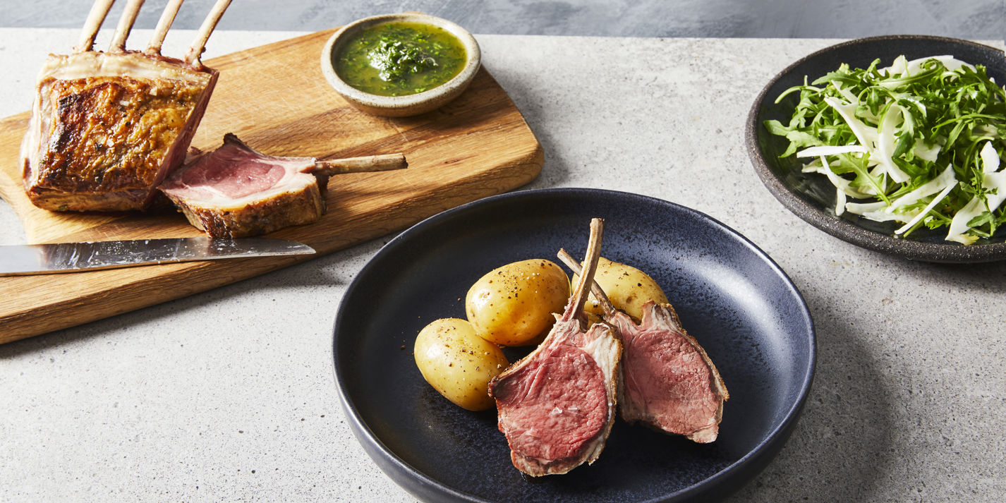 Lamb Cutlets with Herb Sauce and Fennel Salad Recipe - Great British Chefs