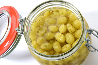 Pickled gooseberries
