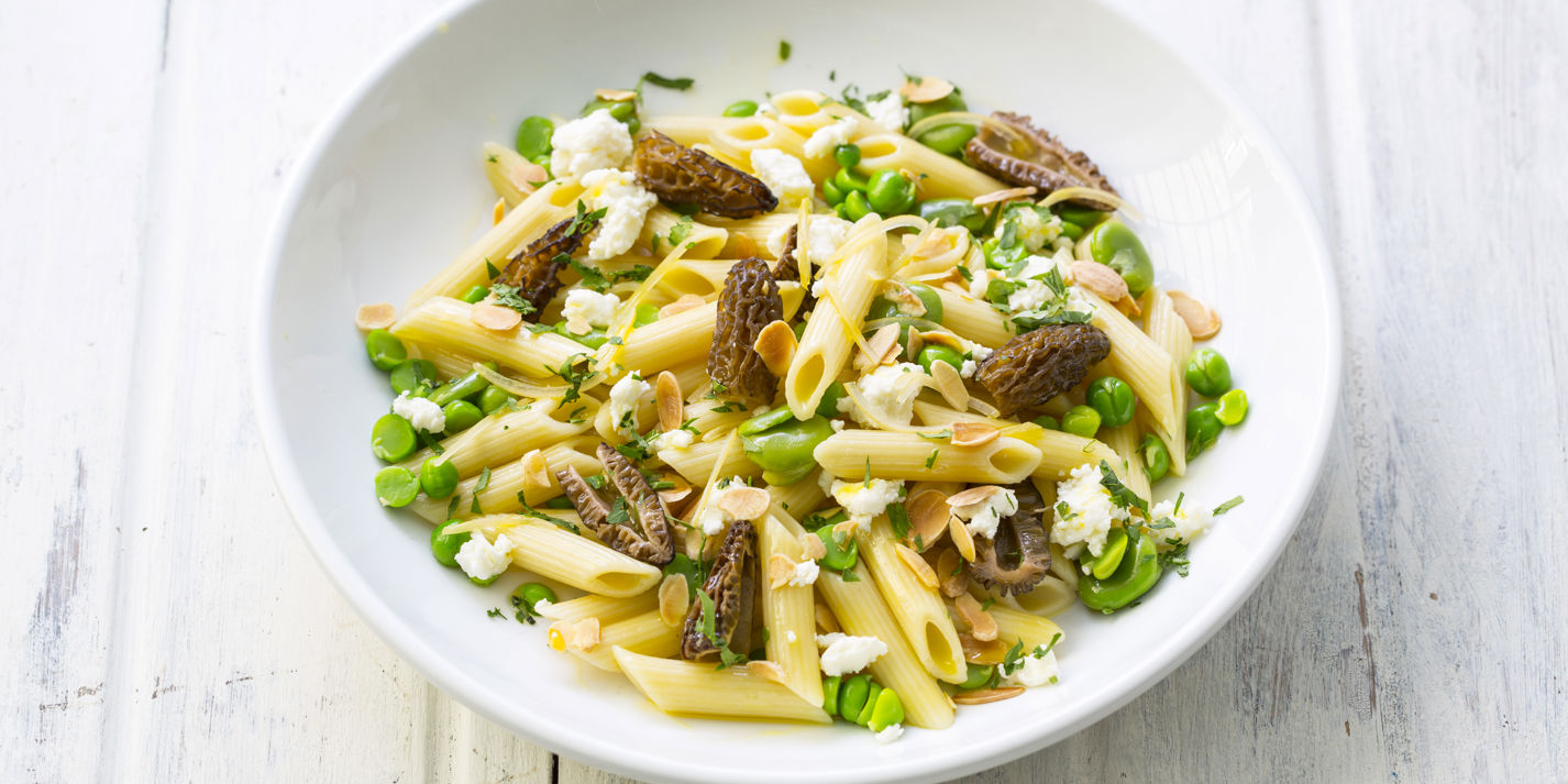 Morel and Broad Bean Pasta Recipe - Great British Chefs