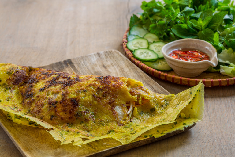 Crispy Vietnamese pancakes