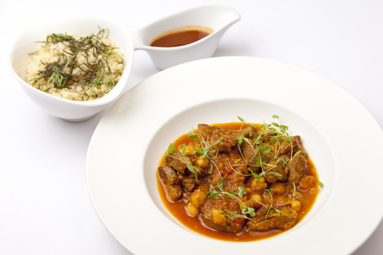 Braised Moroccan-style Welsh Lamb