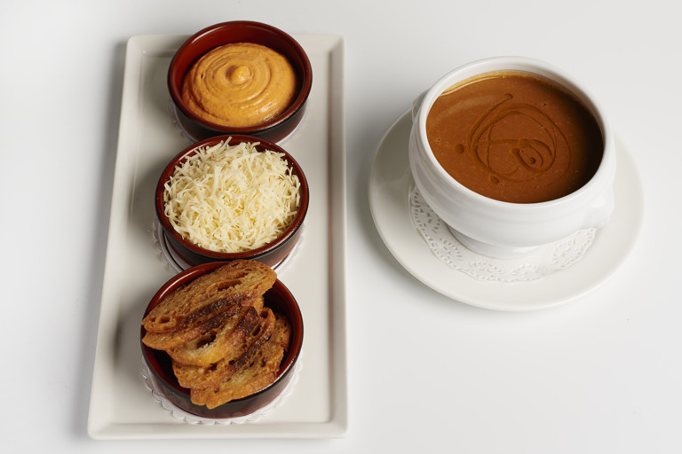 Soupe de poisson, rouille and Gruyère