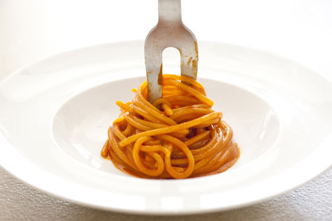 Spaghetti con cime di rape - qu'est ce qu'on mange chez jos
