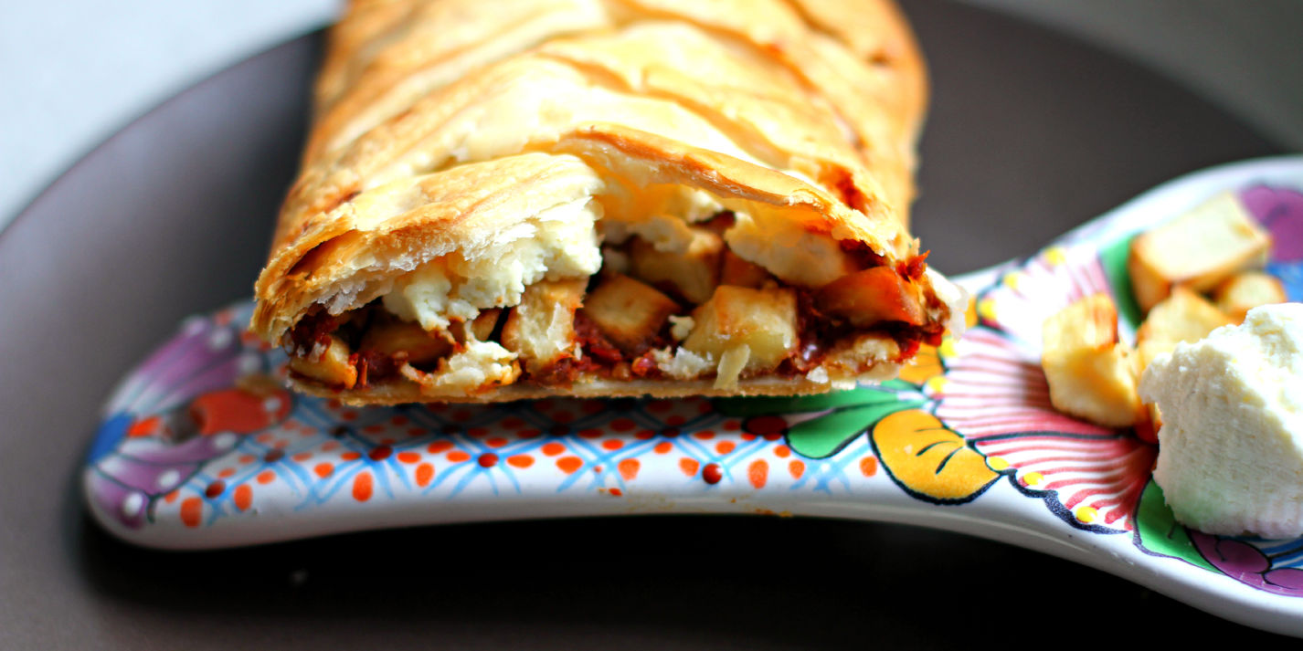 Vegetarian Puff Pastry Plait Recipe Great British Chefs
